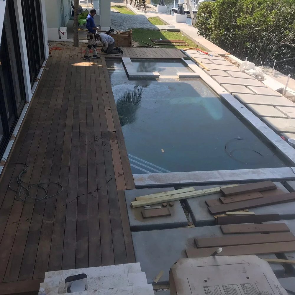 Deck Em Execução, Vista Superior — obra executada pela DeckPro